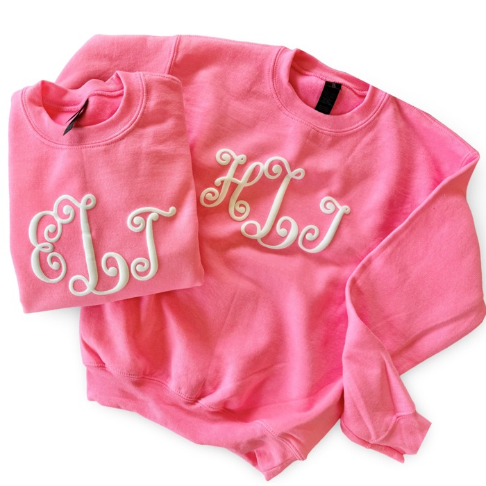 Women's Monogram Puff Print Sweatshirt