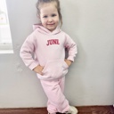  Personalized Kids Hoodie Set | Custom Name Sweatsuit | Toddler Girls Outfit