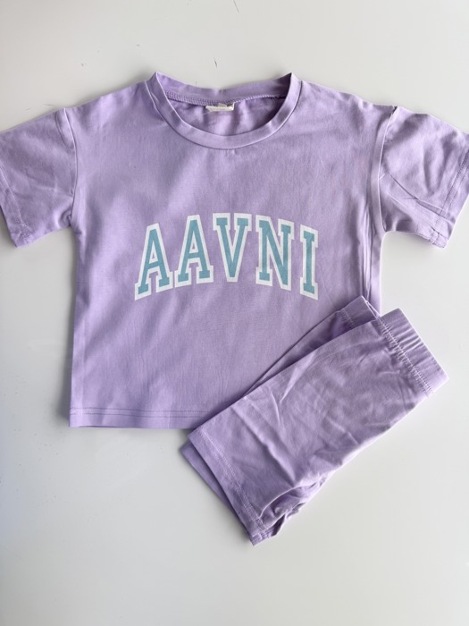 Girl's Personalized Biker Shorts Set