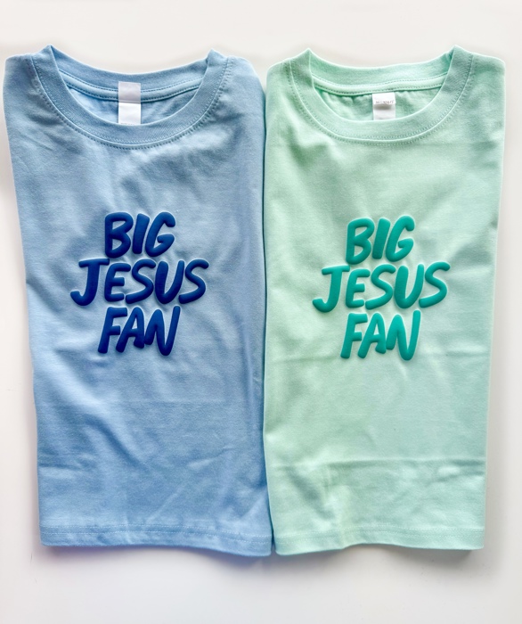 Big Jesus Fan Christian Kids Puff Shirt