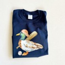  Boy's Mallard Duck Baseball Graphic Tee
