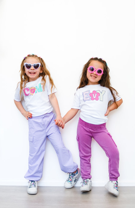 Retro Name Personalized Girl's Graphic Tee