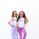  Retro Name Personalized Girl's Graphic Tee