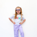  Retro Name Personalized Girl's Graphic Tee
