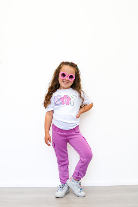 Retro Name Personalized Girl's Graphic Tee