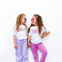  Retro Name Personalized Girl's Graphic Tee