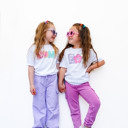  Retro Name Personalized Girl's Graphic Tee