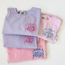  Girly Monogram Bow Tee