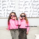  Personalized Puff Print Bubble Gum Crewneck Sweatshirt