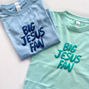  Big Jesus Fan Christian Kids Puff Shirt