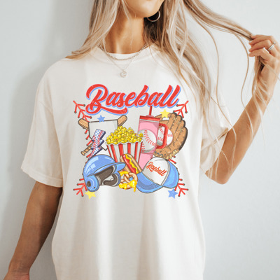 Custom Baseball Number Graphic Tee