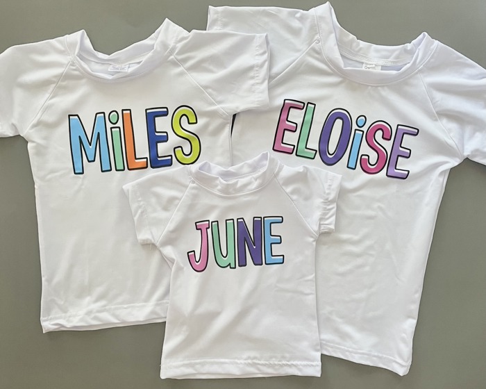 Personalized Boy's UPF 50+ Rash Guard