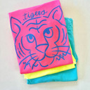  Neon Mascot Doodle Comfort Color Tees - Over 100 mascots!