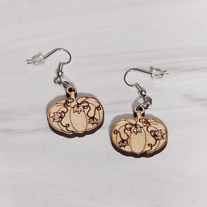 Festive Pumpkin Earrings