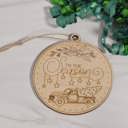 Tis the Season Wooden Christmas Ornaments