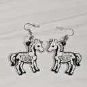  Halloween Skeleton Earrings