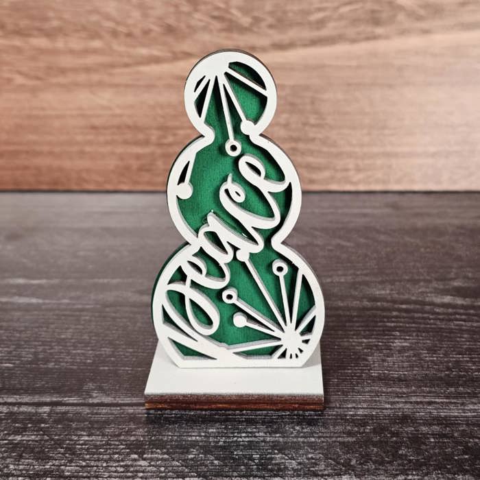 Snowmen Shelf Sitters with Words | Holiday Decor
