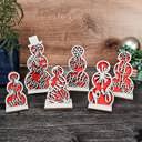  Snowmen Shelf Sitters with Words | Holiday Decor