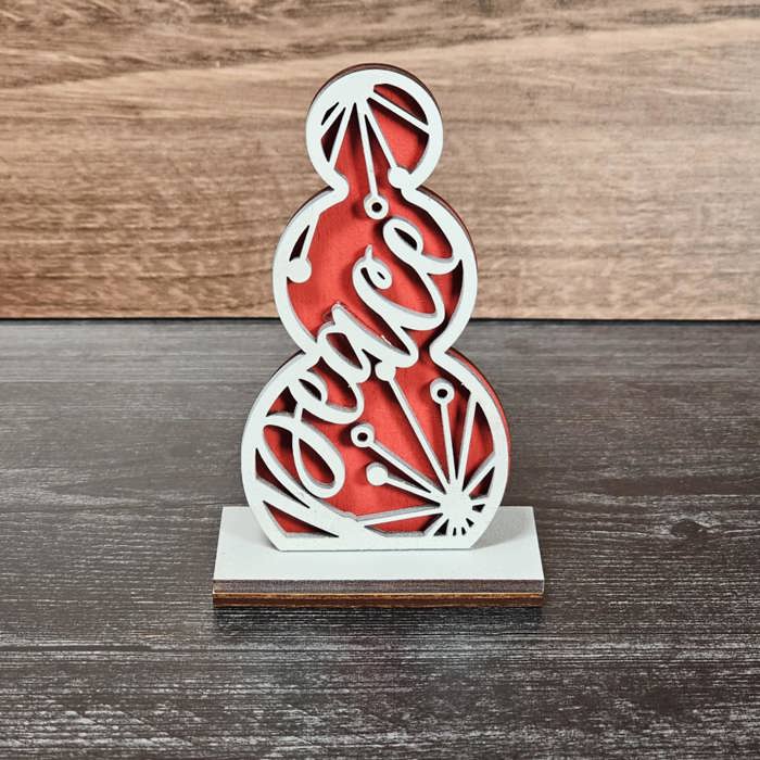 Snowmen Shelf Sitters with Words | Holiday Decor