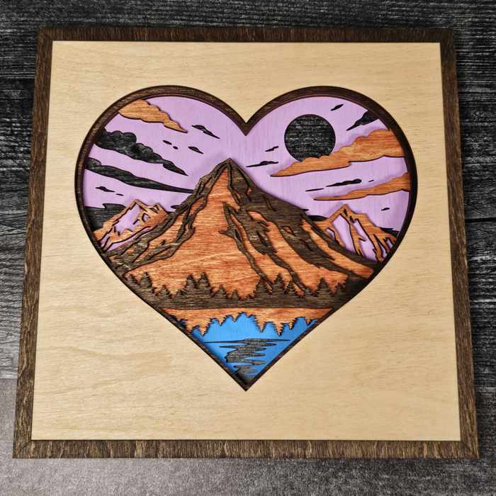 Layered Heart Signs