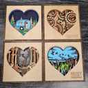  Layered Heart Signs