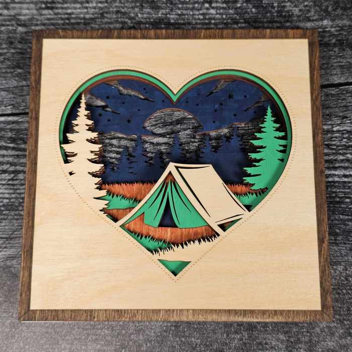 Layered Heart Signs