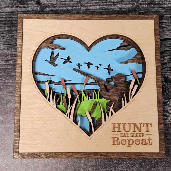 Layered Heart Signs