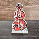  Snowmen Shelf Sitters with Words | Holiday Decor