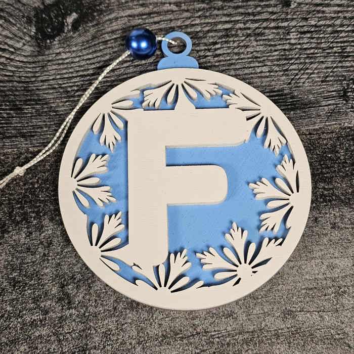 Personalized Wooden Letter Ornaments | Christmas Gifts | Holiday Decor