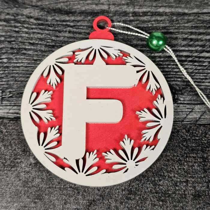 Personalized Wooden Letter Ornaments | Christmas Gifts | Holiday Decor