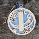  Personalized Wooden Letter Ornaments | Christmas Gifts | Holiday Decor