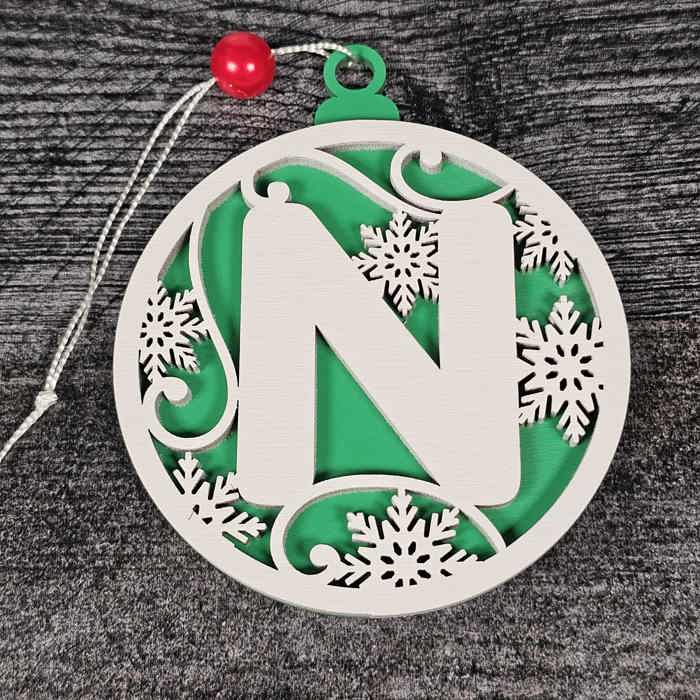 Personalized Wooden Letter Ornaments | Christmas Gifts | Holiday Decor