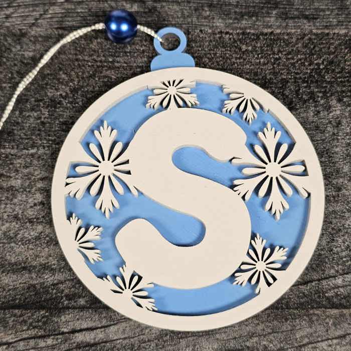 Personalized Wooden Letter Ornaments | Christmas Gifts | Holiday Decor