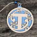  Personalized Wooden Letter Ornaments | Christmas Gifts | Holiday Decor