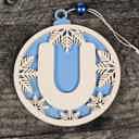 Personalized Wooden Letter Ornaments | Christmas Gifts | Holiday Decor