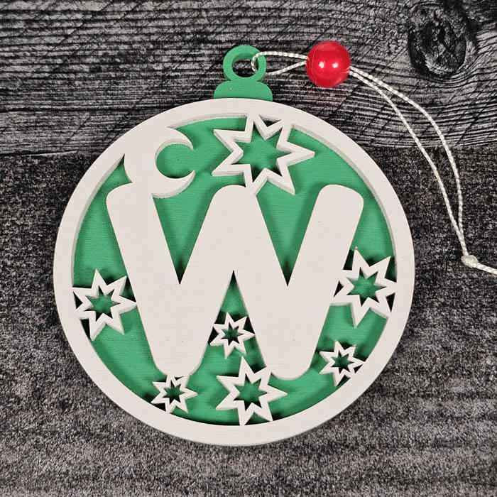 Personalized Wooden Letter Ornaments | Christmas Gifts | Holiday Decor