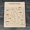  Wooden Laser-Cut Puzzles