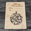  Pop-Out Wooden Christmas Ornament Cards