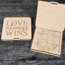  Valentine’s Day Wooden Puzzle | Unfinished DIY Coloring Activity