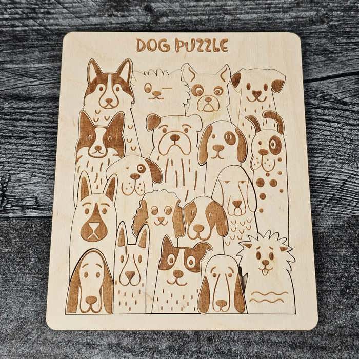 Wooden Laser-Cut Puzzles
