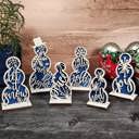 Snowmen Shelf Sitters with Words | Holiday Decor