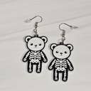  Halloween Skeleton Earrings