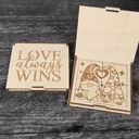  Valentine’s Day Wooden Puzzle | Unfinished DIY Coloring Activity