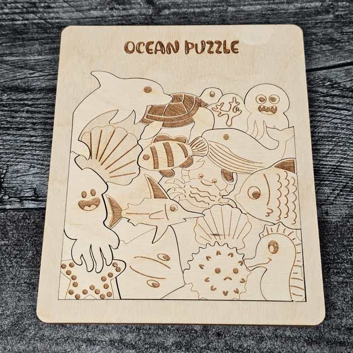 Wooden Laser-Cut Puzzles