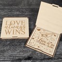  Valentine’s Day Wooden Puzzle | Unfinished DIY Coloring Activity