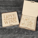  Valentine’s Day Wooden Puzzle | Unfinished DIY Coloring Activity
