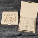  Valentine’s Day Wooden Puzzle | Unfinished DIY Coloring Activity