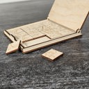  Valentine’s Day Wooden Puzzle | Unfinished DIY Coloring Activity