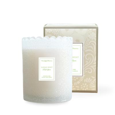 Fresh Linen Non-Toxic 8oz Kaia Candle 