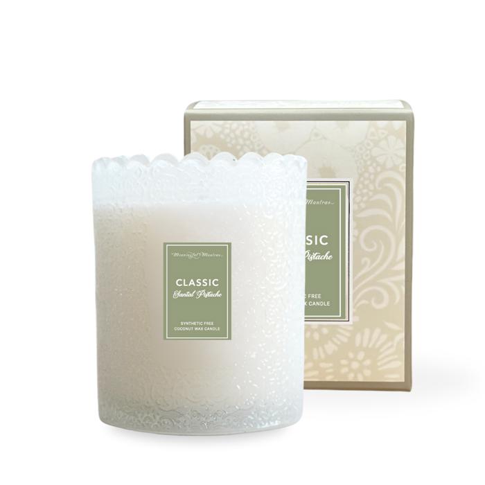 Santal Pistache Non-Toxic 8oz Kaia Candle 